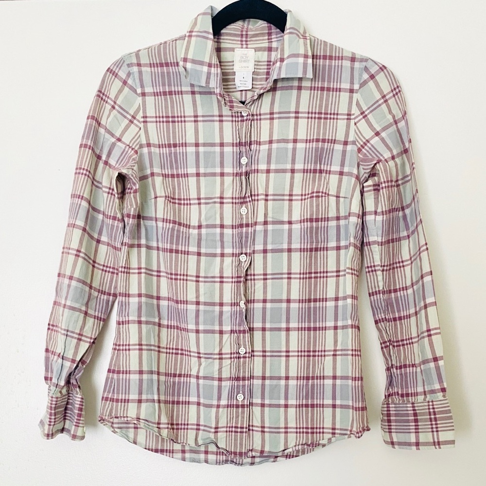 J.Crew The Boy Shirt in Plaid